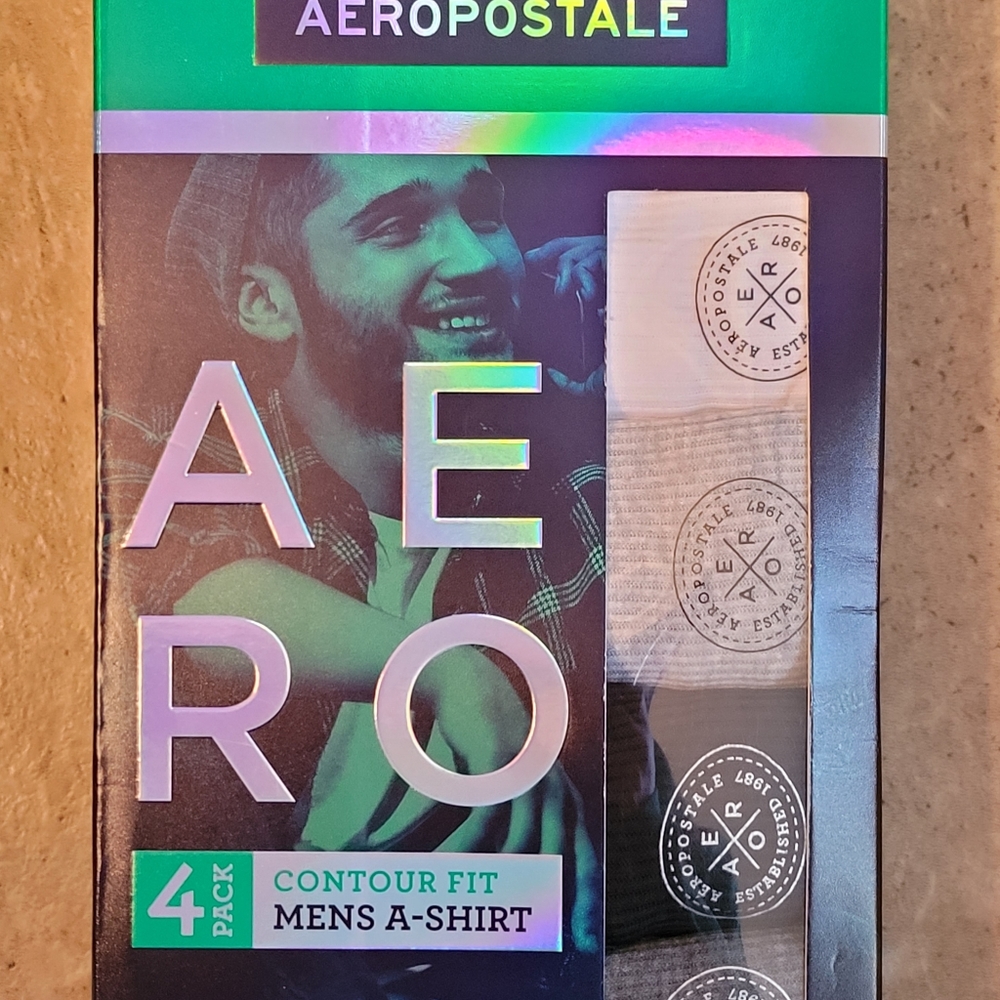 Aeropostale Men's contour shirts (4-pack)